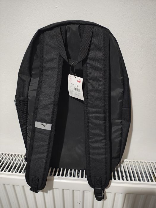 Rucsac Puma negru cu roșu 2 compartimente made in Vietnam