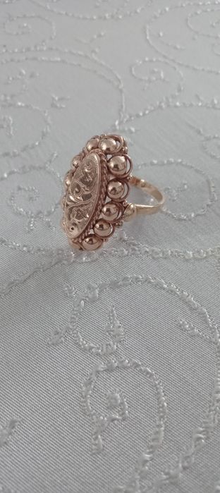 Inel  dama aur roz  14k