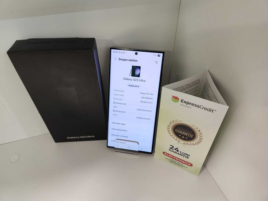 Samsung Galaxy S23 Ultra 8/256 GB (Ag8 Tudor1/B74619)- Garantie 2 ani!