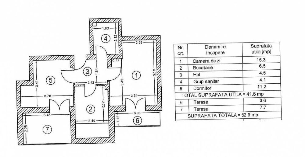 Mini Penthouse 2 Camere cu Terasa Balcon si Parcare langa Grand Arena