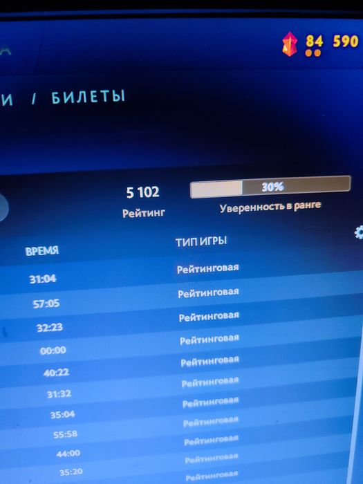 аккаунт дота 2  5100 ммр