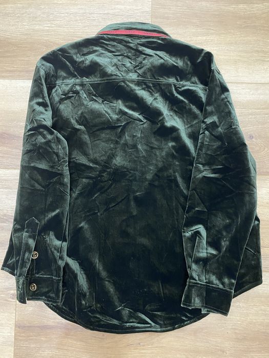 Велюровая рубашка