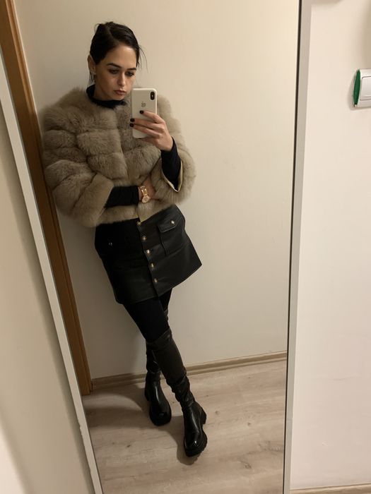 blana naturala de vulpe