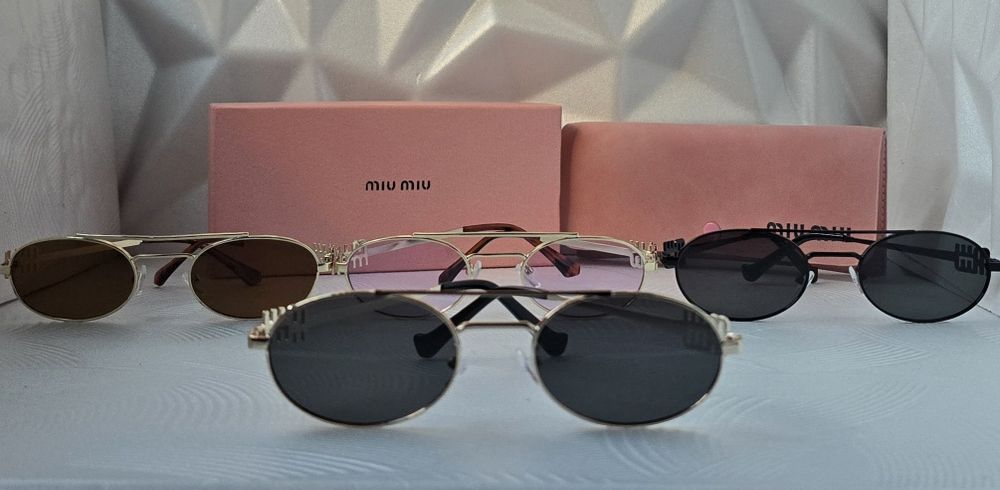 Дамски слънчеви очила кръгли елипса черни кафяви сини розови