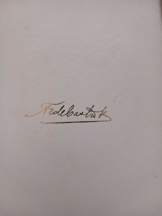 Фидел Кастро, книга от 1975 с автограф