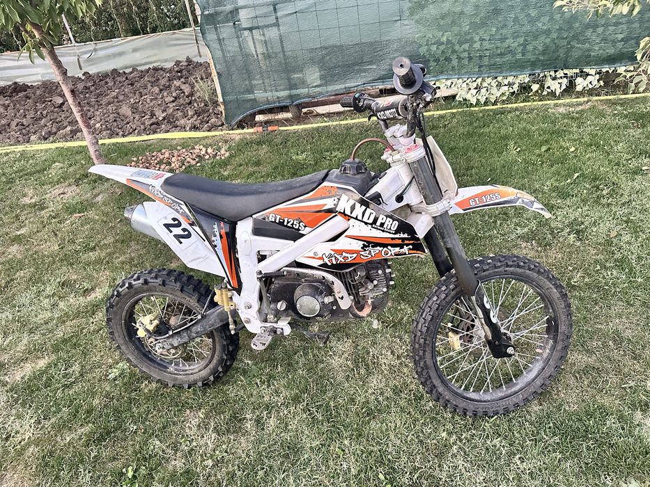 Pret fixx! Pitbike / Dirtbike KXD Pro GT-125S (125cc) – Cauciucuri Noi / Stare Bună