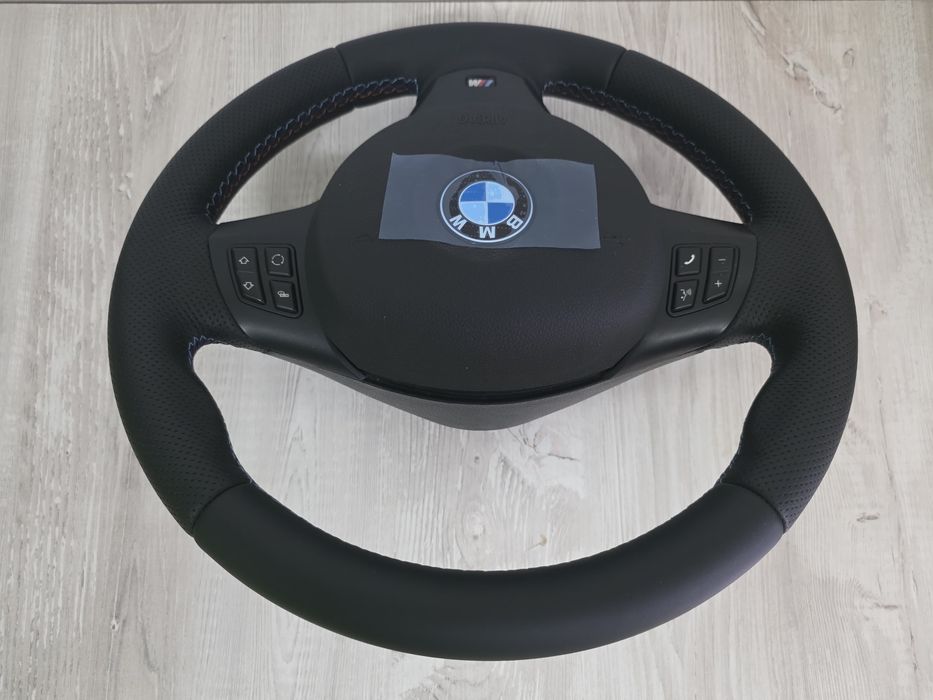 Volan complet nou  BMW Mpachet Msport cerc+airbag nou original e90 e91 e92 e93 e81 e82 e87 e84 x1 etc