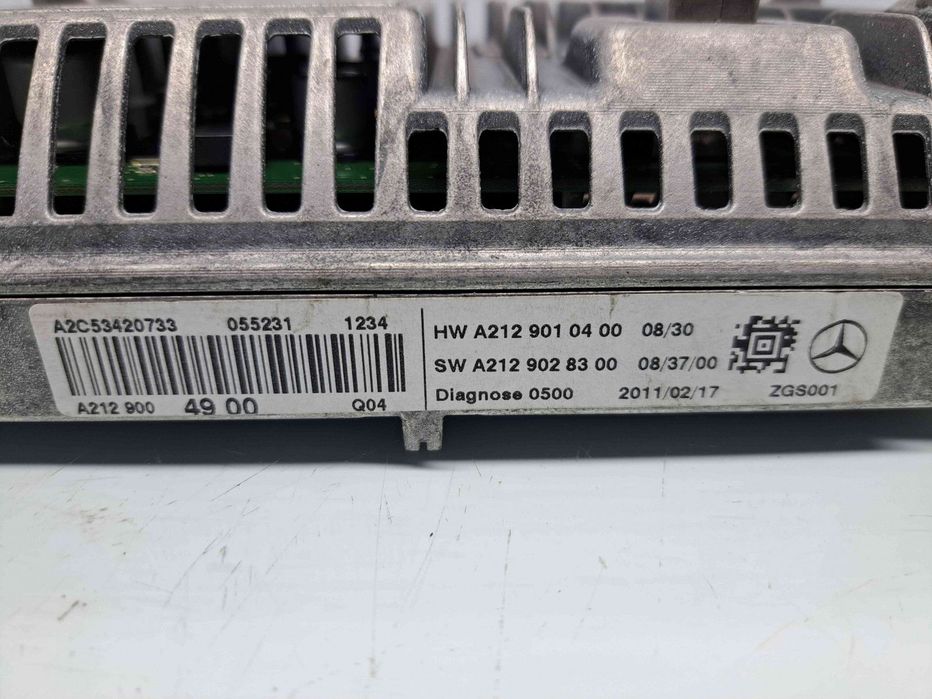 Display bord Mercedes Clasa E (W207) Coupe [Fabr 2009-2012] A21290049