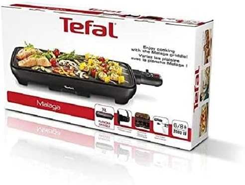 Електрическа скара Tefal CB501812, 2000W, алуминиева плоча с незалепващо покритие
