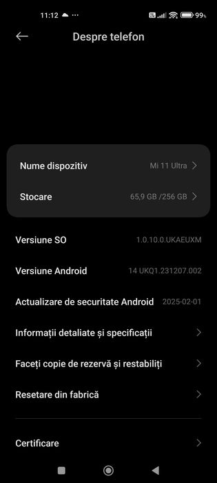 Xiaomi 11 ultra baterie noua