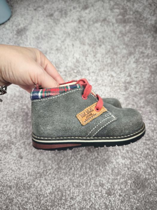 Pantofi  primăvară Chicco piele întoarsă 23