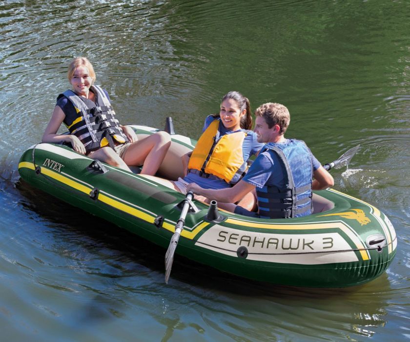 Надуваема лодка комплект INTEX Seahawk 3