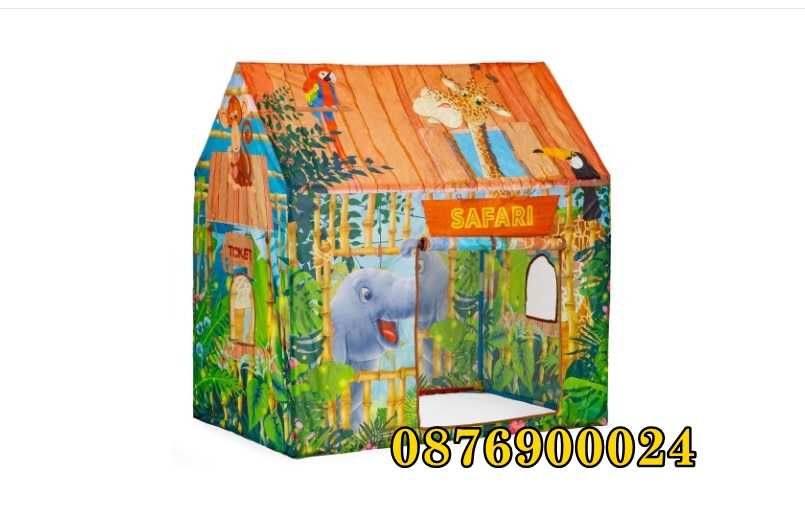 ПРОМО! Детскa палатка Къща Замък за игра НАЛИЧНИ 6 модела