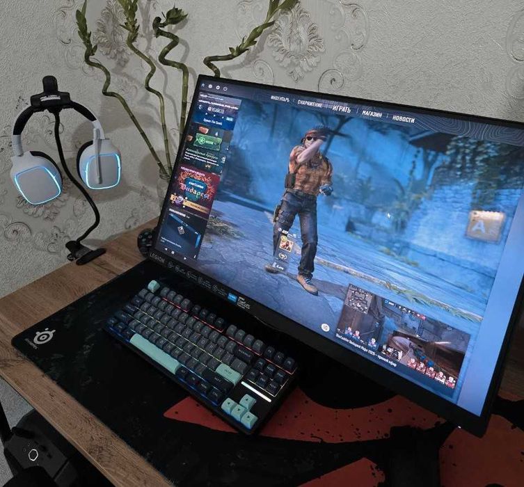 продается беспроводная нушник игровая ATK M1 (Mercury)