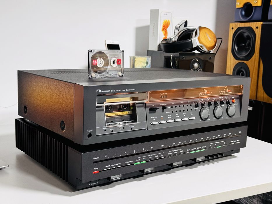 Deck de colecție Nakamichi 582, 3 Head,Impecabil,an 1979,Eq,Tone,Japan