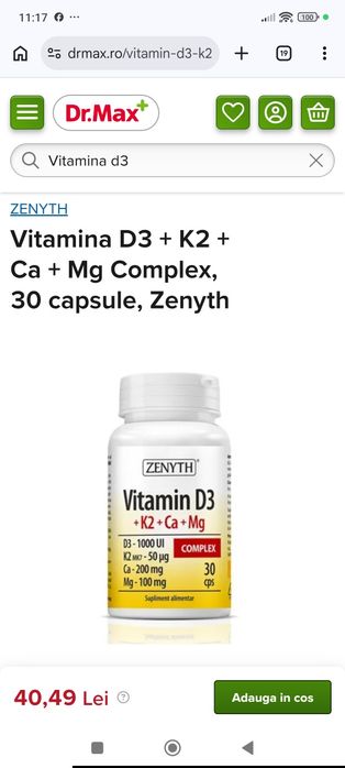 Vitamina D3 Zenyth