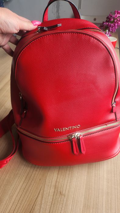 Червена раница Valentino
