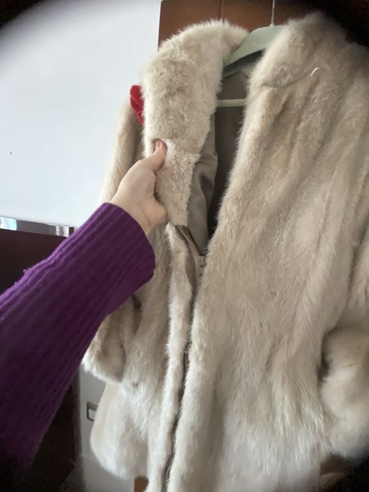 Blana nurca vizon alba marime L