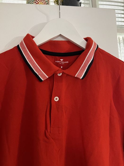 Tricou polo Tom Tailor roșu M