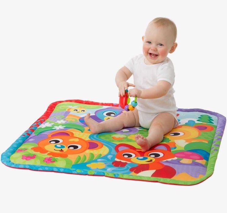 Активна гимнастика със светлини, звуци и протектор Playgro