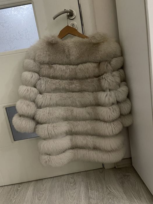 Палто естествен косъм