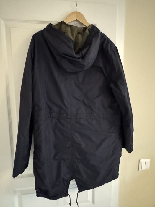 Moncler Reversible Parka Camo / Navy