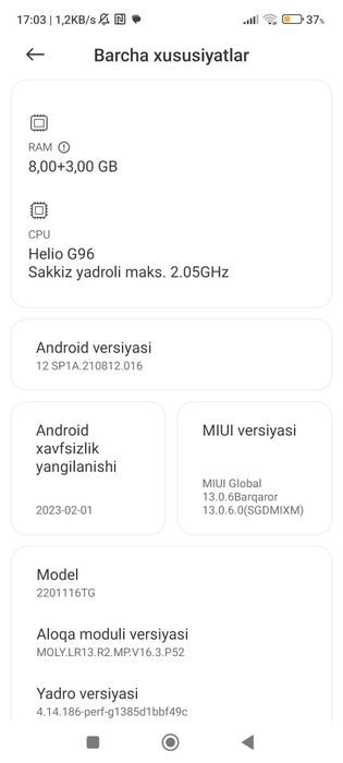 Redmi Note 11 Pro 8+3GB +128GB