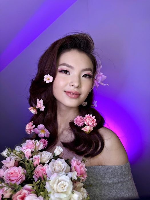 Макияж укладка прическа