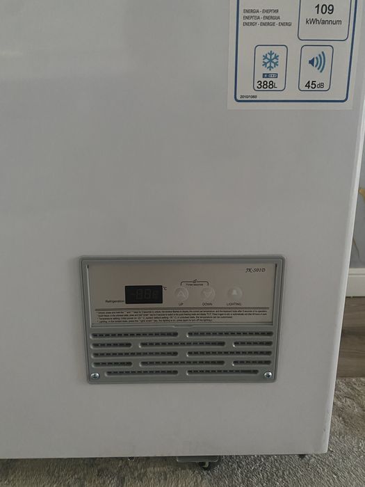 Морозильник 380л длина 1.225