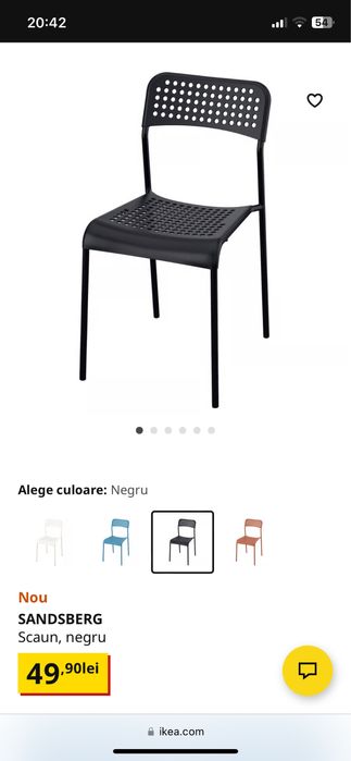 Vand set masuta si scaune