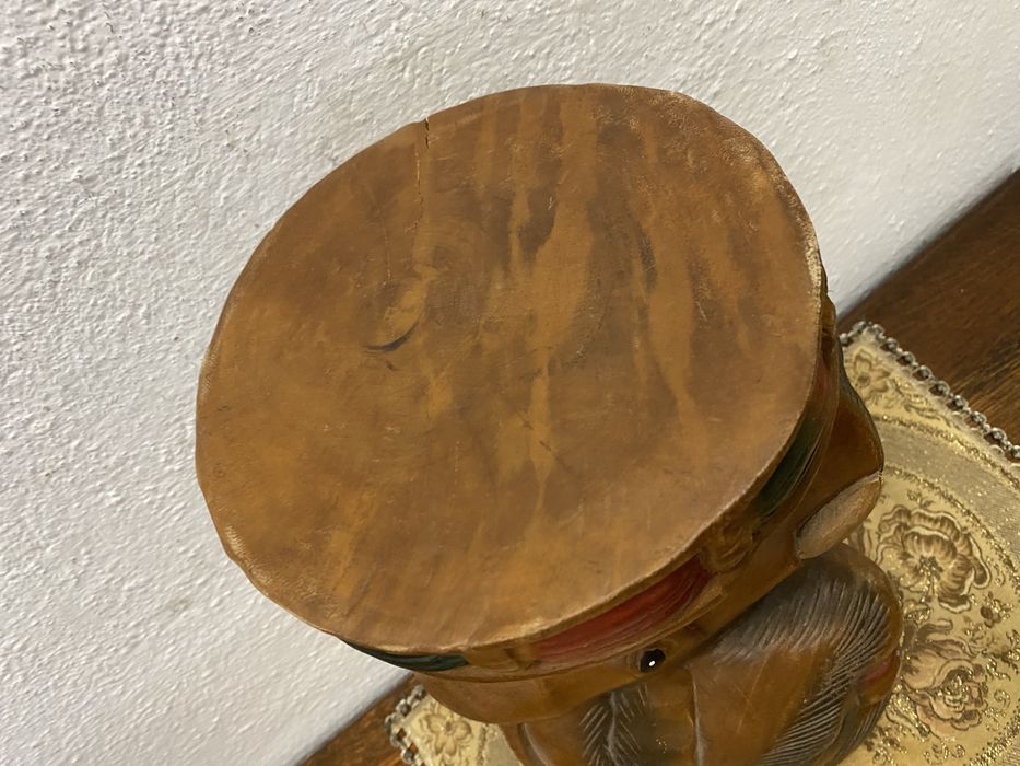 Поставка за цветя или малка табуретка от тик слон