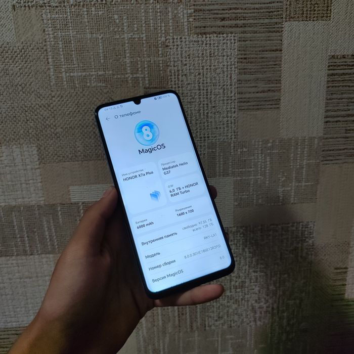 Honor X7a Plus ideal holatda srochni sotiladi
