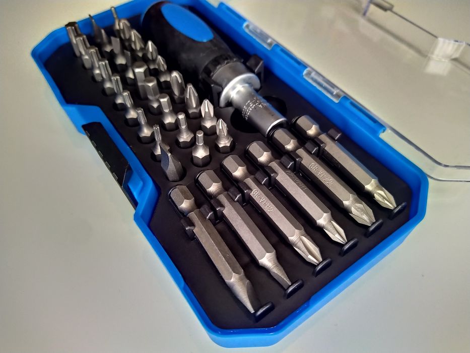 Set de șurubelnițe de precizie Hi-Spec Biți Torx magnetici 34 piese