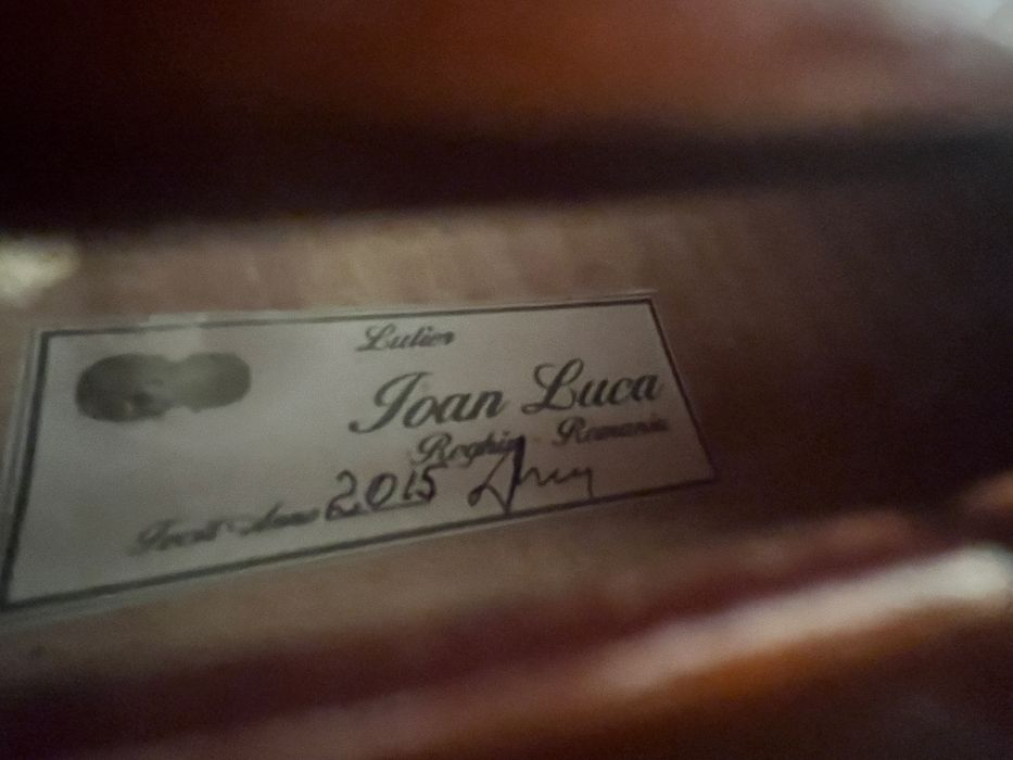 Vioară maestru Ioan Luca 2015 – sunet profesionist, lemn vechi 50 ani