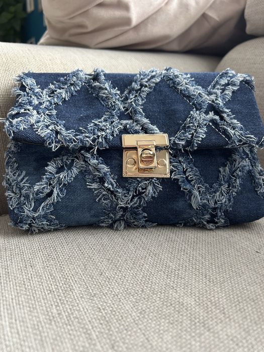 Дънкова малка чанта