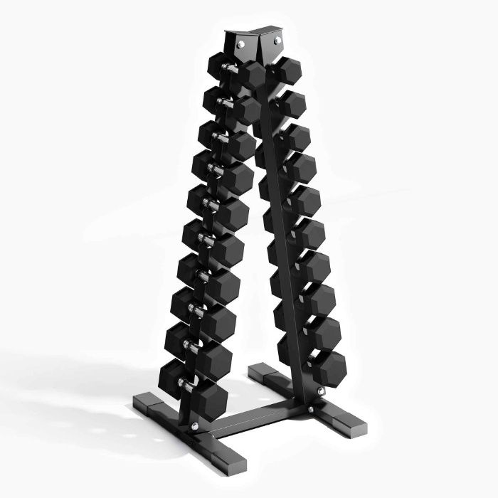 Сет Гири Хескагонал 1 до 10 кг, Включена Поставка Пирамида , Дъмбели