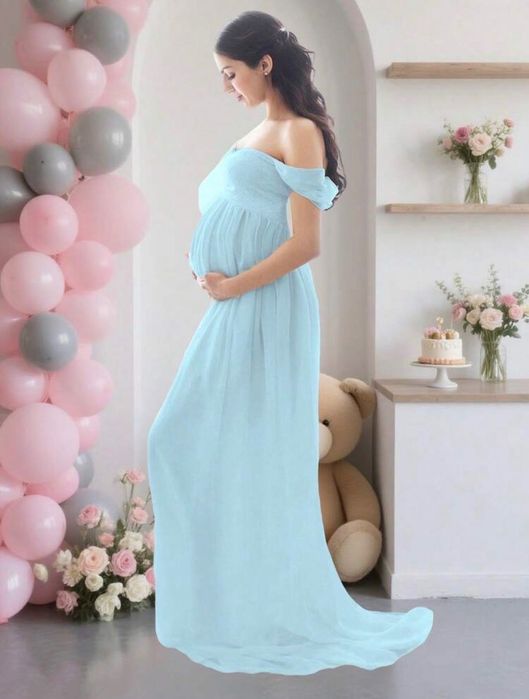 Рокля за фотосесия за бременни