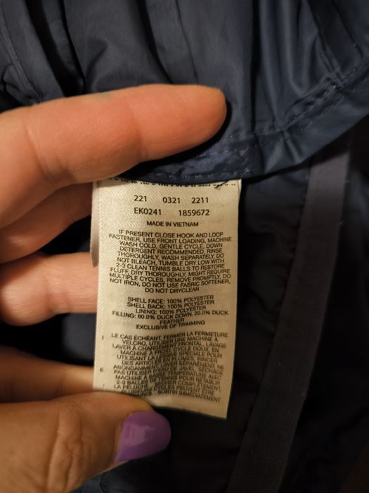 Geacă primavara  Columbia Down Long Jacket 1859672 Bleumarin Reg Fit S