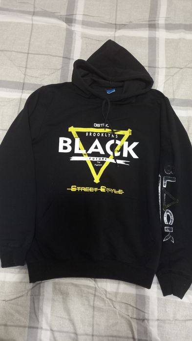 Черная худи 46 размера