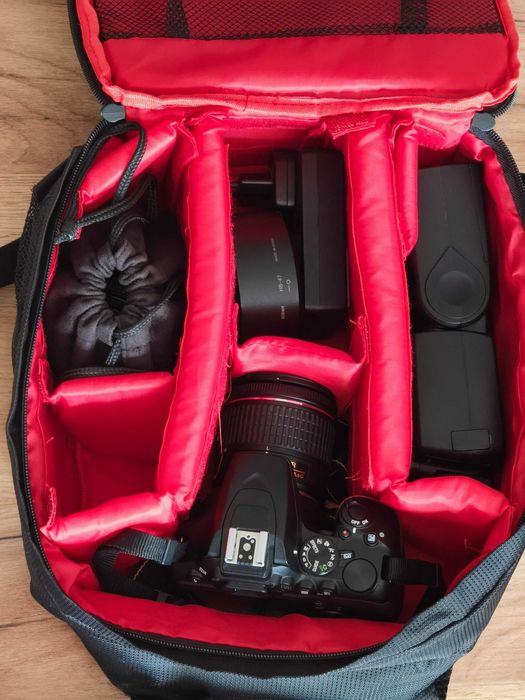 Nikon D3500 с два обектива (18-55mm + 50mm 1.8G)