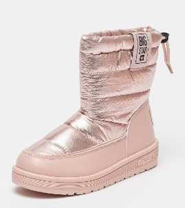 Big Star, Боти с вата от еко пух и лесно обуване, Пастелнорозов