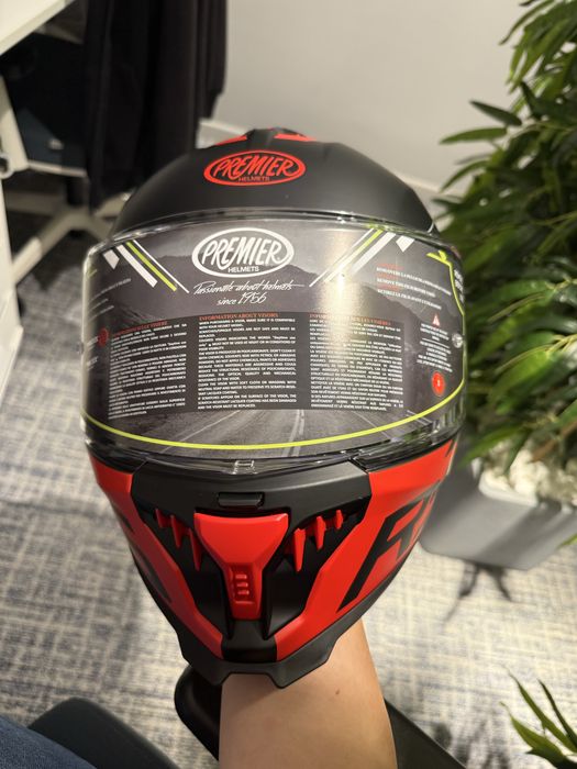 Casca moto Premier Typhoon RS Red marime S, NOUA