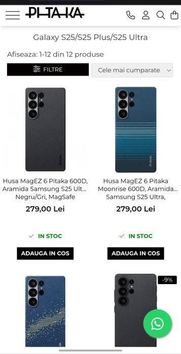Husa samsung s25 ultra Spigen Pitaka