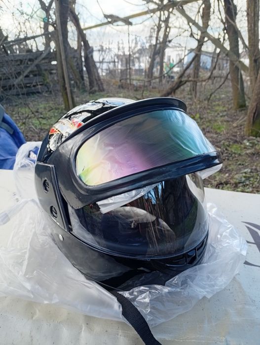 Casca moto - scuter- ATV cu viziera dublă f