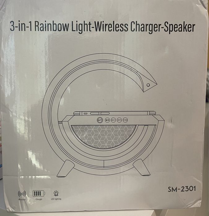 3 in 1 Speaker Wireless Charger SM 2301