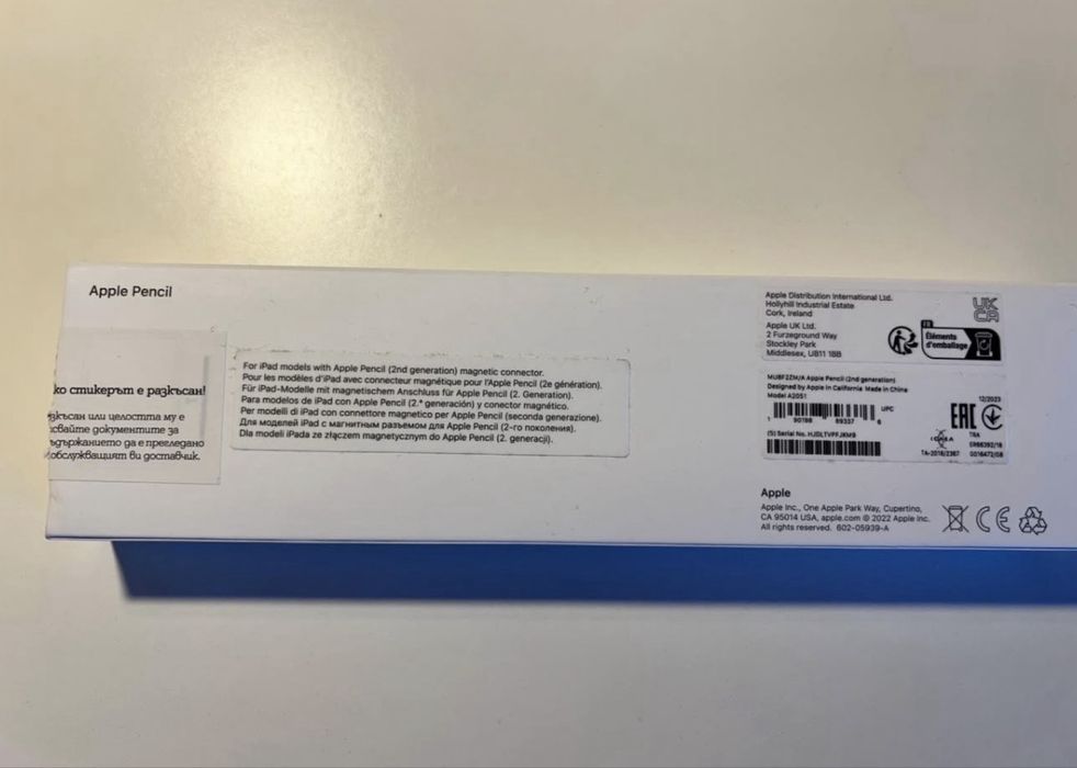 Apple pencil 2nd generation НОВО