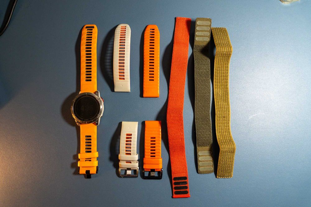 Garmin Fenix 7X Pro Solar Sapphire 51mm Titanium + 6 curele