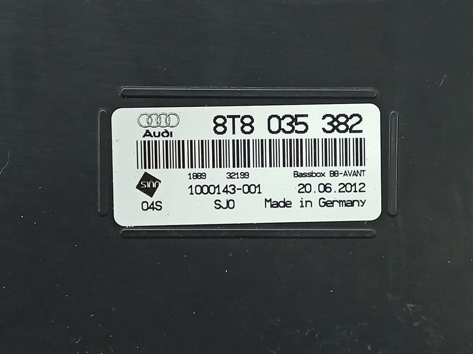 Subwoofer 8t8035382 Audi A4 B8/8K (facelift)  [din 2011 pana  2016]