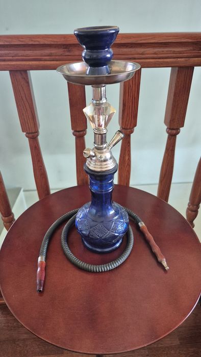 Narghilea Completă Blue Diamond 42 cm – Stare Foarte Bună