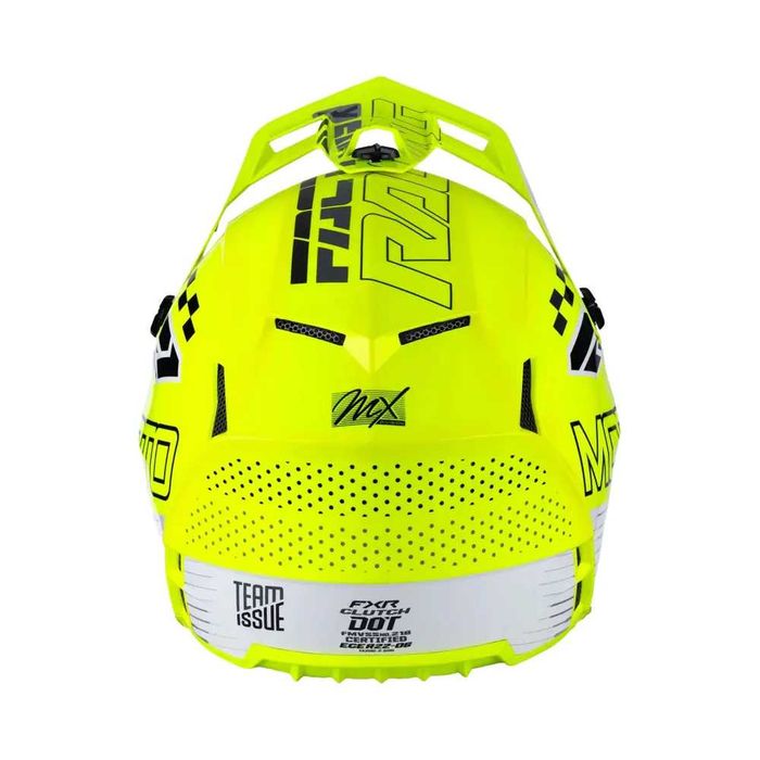 FXR Каска Clutch Race Div MX26 Blue/HiVis/Red